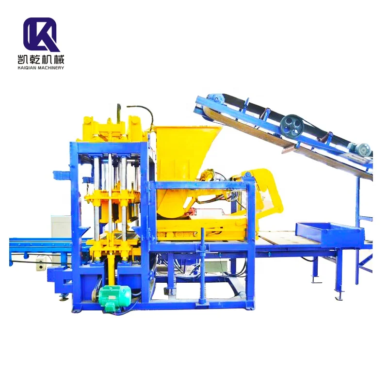 Hot sale automatic operation QT 5-15 china brick making machine cement block making machine