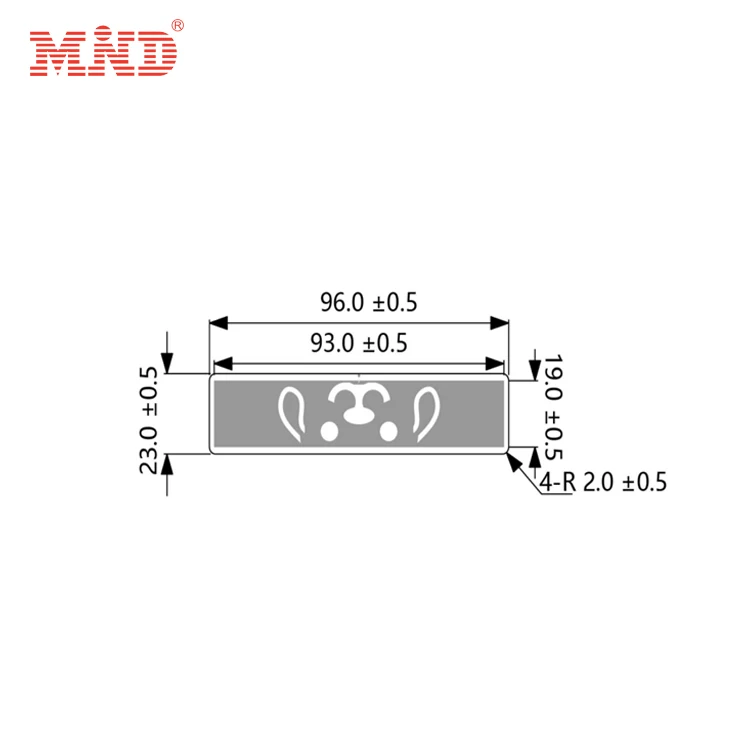 Система Стоянкы Автомобилей Автомобиля дальние расстояния RFID UHF 860-960 МГц Чип антенна сухой/мокрое лакирование Декор наклейки-этикетки