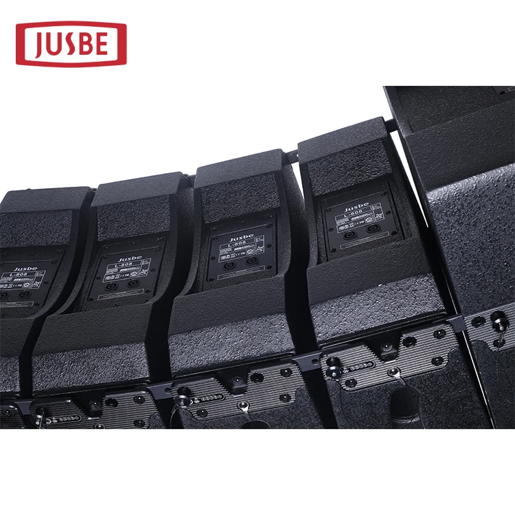 Jusbe L-808 professional audio, video & lighting sound system subwoofer rcf line array speaker for outdoor activities