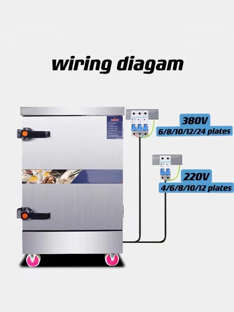 electric or gas 24 trays commercial electric rice cooker steamer with digital controller electric rice steamer for restaurant