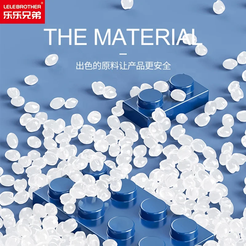 Lele Brother Star Tech Wars Building Blocks Police Car Transform Robot Construction Bricks Toy