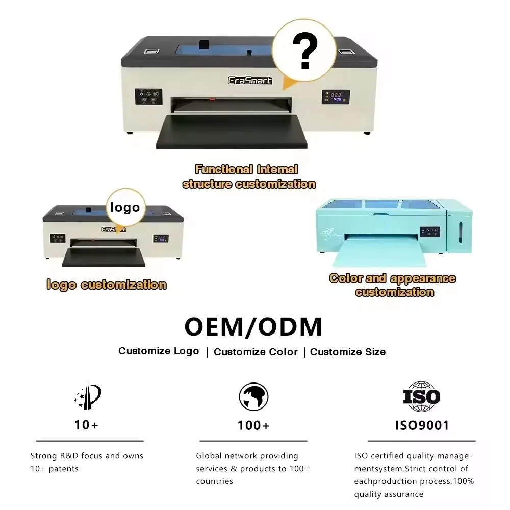 Uv Printer Upgraded High Speed Inkjet Digital Uv Dtf Printer Printing Machine For Personal Phone Case Custom A3 Size 30cm Rip