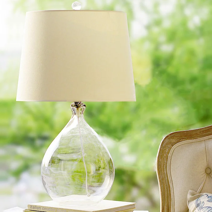 Bedroom Living Room Bedside Decorative Bar Lampe De Table Desk Lamp Modern Gold Luxury Bedside Led Glass Table Lamp