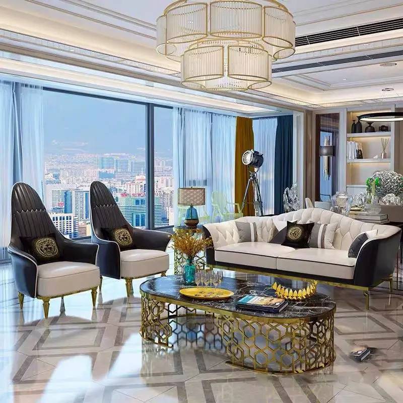 MEIJIA beige navy camel napa small corner sectional pure modern nappa white leather sofa