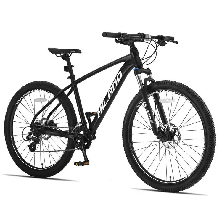 JOYKIE HILAND 27er black shock absorb suspension hydraulic disc brake aluminum 27.5 inch mountain bike