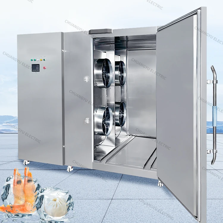 Factory wholesale price Convenience Store Stainless Steel 304 Blast Quick Freezer Machine For Food Sale