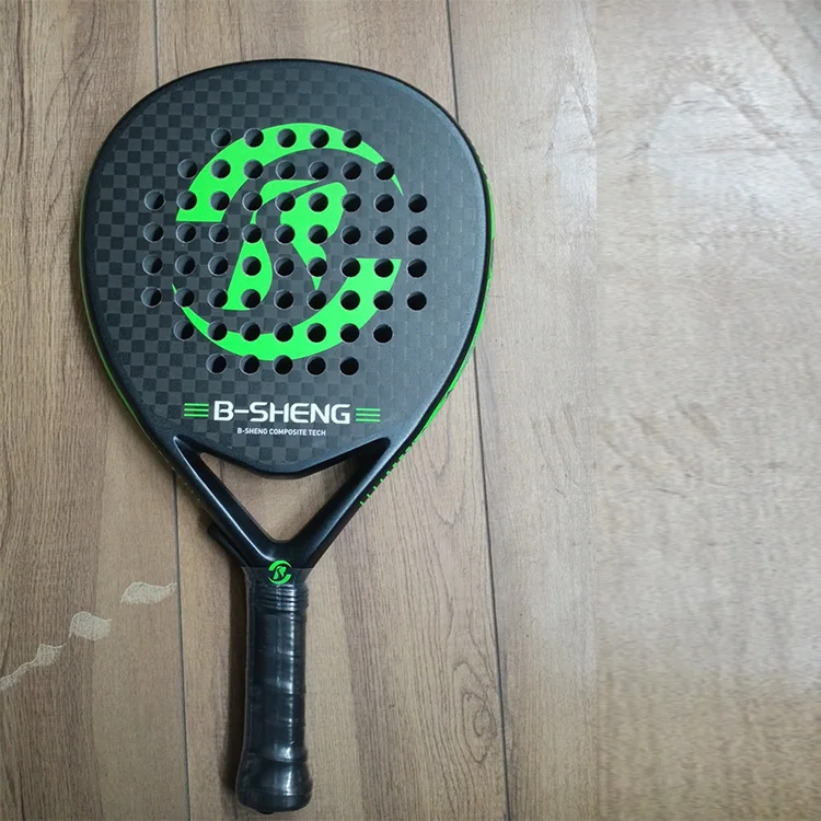 Diamond Shaped 12K Carbon Fiber Padel Racket
