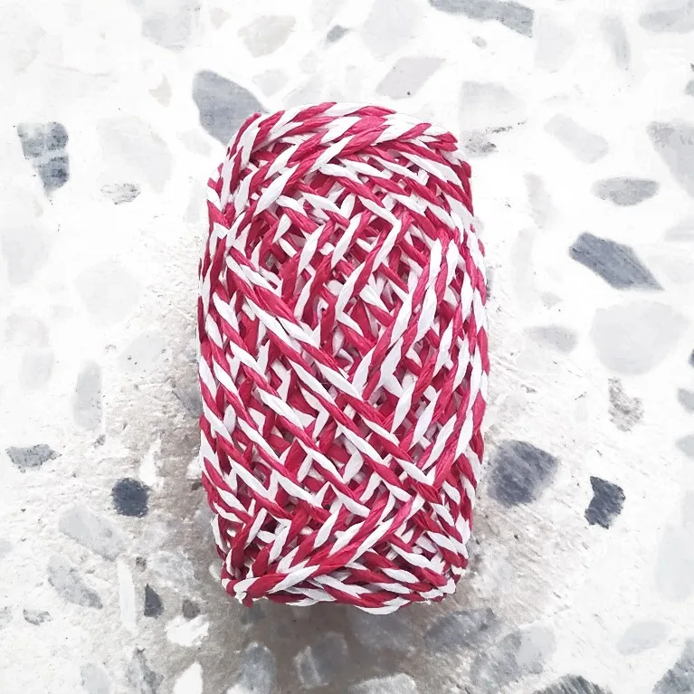 Wholesale Paper Raffia Ribbon Roll for DIY Craft Raffia Yarn for Gift Wrapping Raffia String Roll for Flower Packing