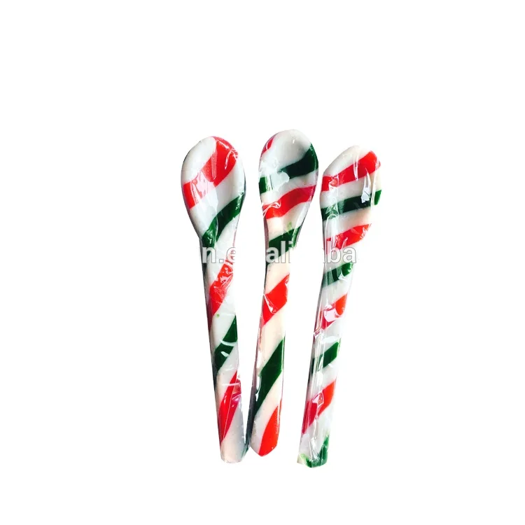 Colourful Spoon Shape Sweet Hard Candy In Bag