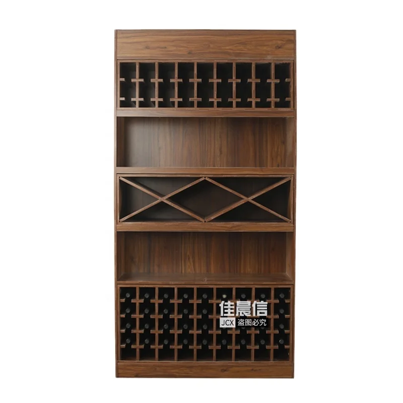 High-end Cherry Wood Wine Cabinet Wood Wine Shelf Wine Rack For Sale