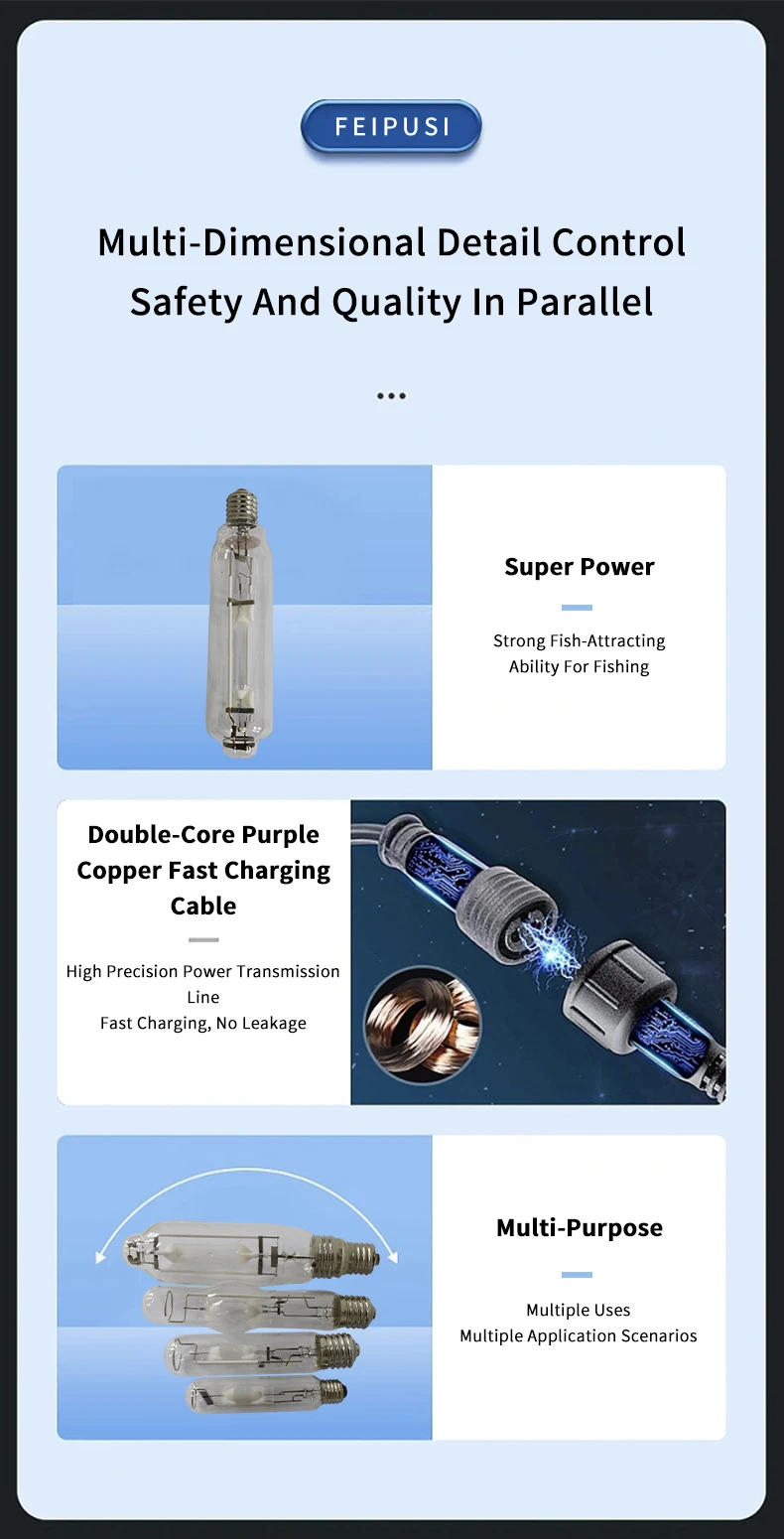 Good Quality Metal Halide Lamp 250W 400W 1000W 2000W E40 Quartz Glass Tubular MH Lamp For Factory Lighting