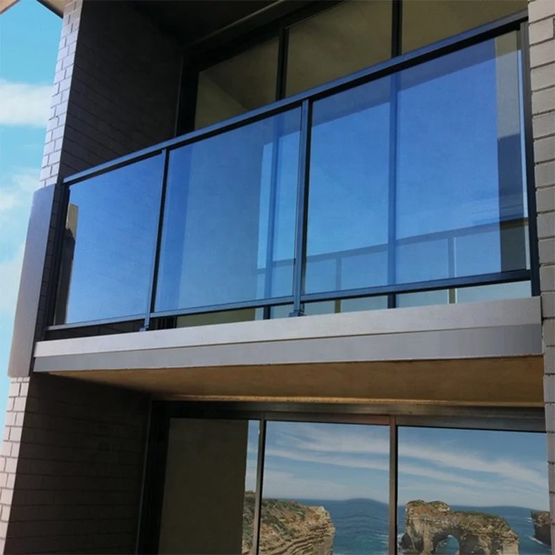 Frameless Stainless Steel Balustrade Glass Railing Pool Glass Fence