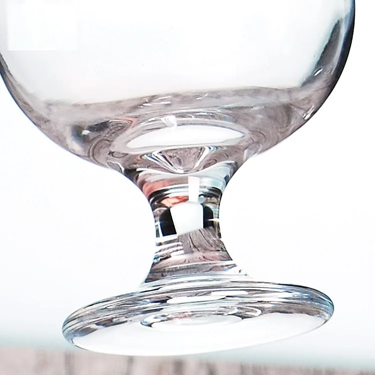 Manufacturer Of 340ML Short Feet Brandy Snifter Glasses Brandy Glass Bottles Cognac Brandy Glass