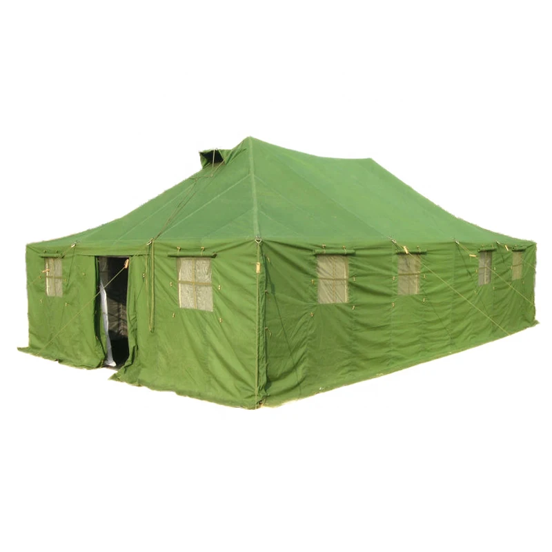 China Factory UN 20 Man Canvas Tent for Outdoor Camping and Winter Use party tent