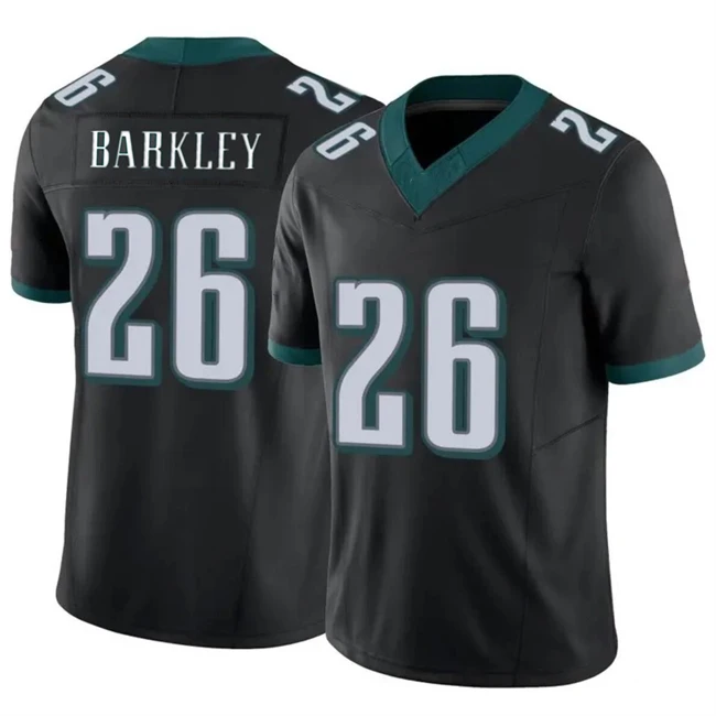 26 Saquon Barkley Jason Kelce Jalen болит футбольная майка коричневый Kelly Green DeVonta Smith Brian Dawkins Haason Reddick