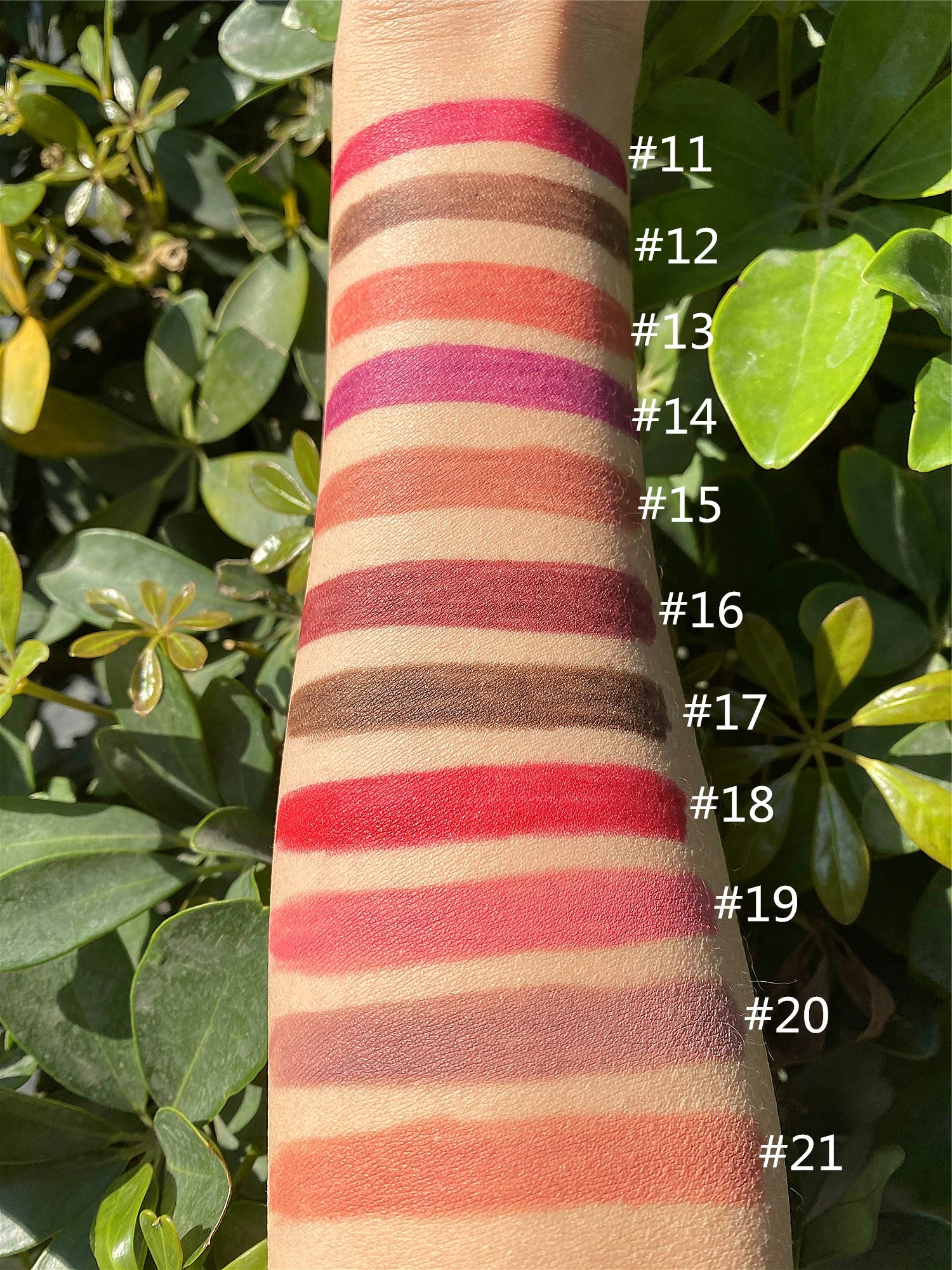  Лидер продаж натуральный Водостойкий карандаш для губ с высоким пигментом 21 цвет