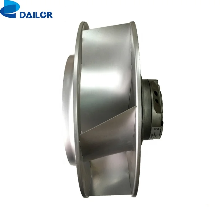133mm AC/EC/DC External Rotor Motor Powered Backward Curved Centrifugal Fan