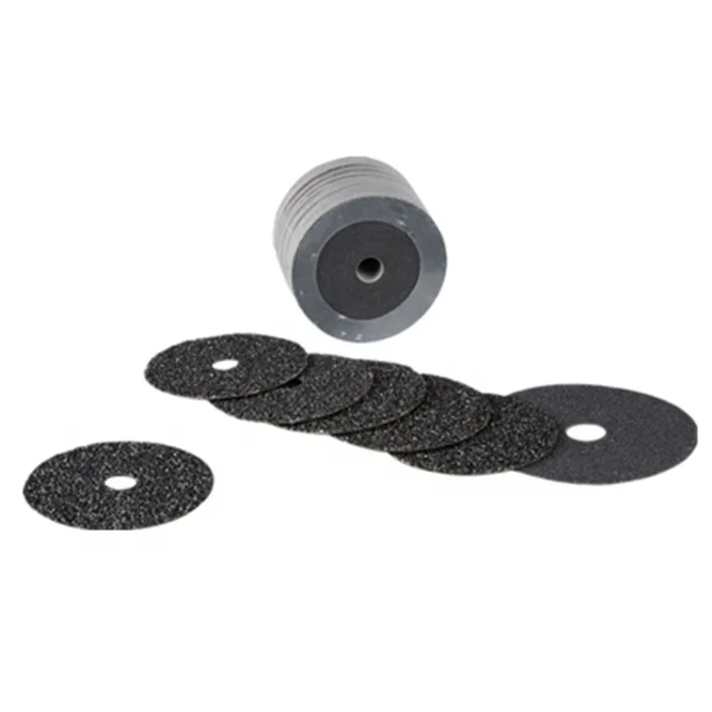 made in china brushed abrasive disc black silicon carbide Fiber discs