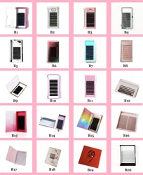 Eyelashes Eyelash Kits for Professional Wholesale Vendor B C D J Curl Individual Lashes Extension Private Classic Makeup OEM ODM