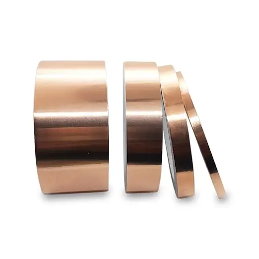 EMI Shielding Guitar Slug Nail Barrier Single Side Adhesive Electric Conduction Copper Foil Tape