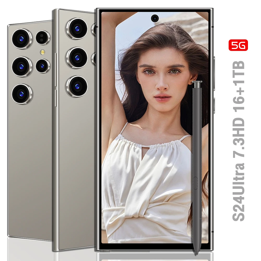 2024 оригинальный смартфон S24 Ultra 5g 7 3 дюймов Android 14 мобильный телефон 16 ГБ + 1 ТБ глобальная версия сотовый