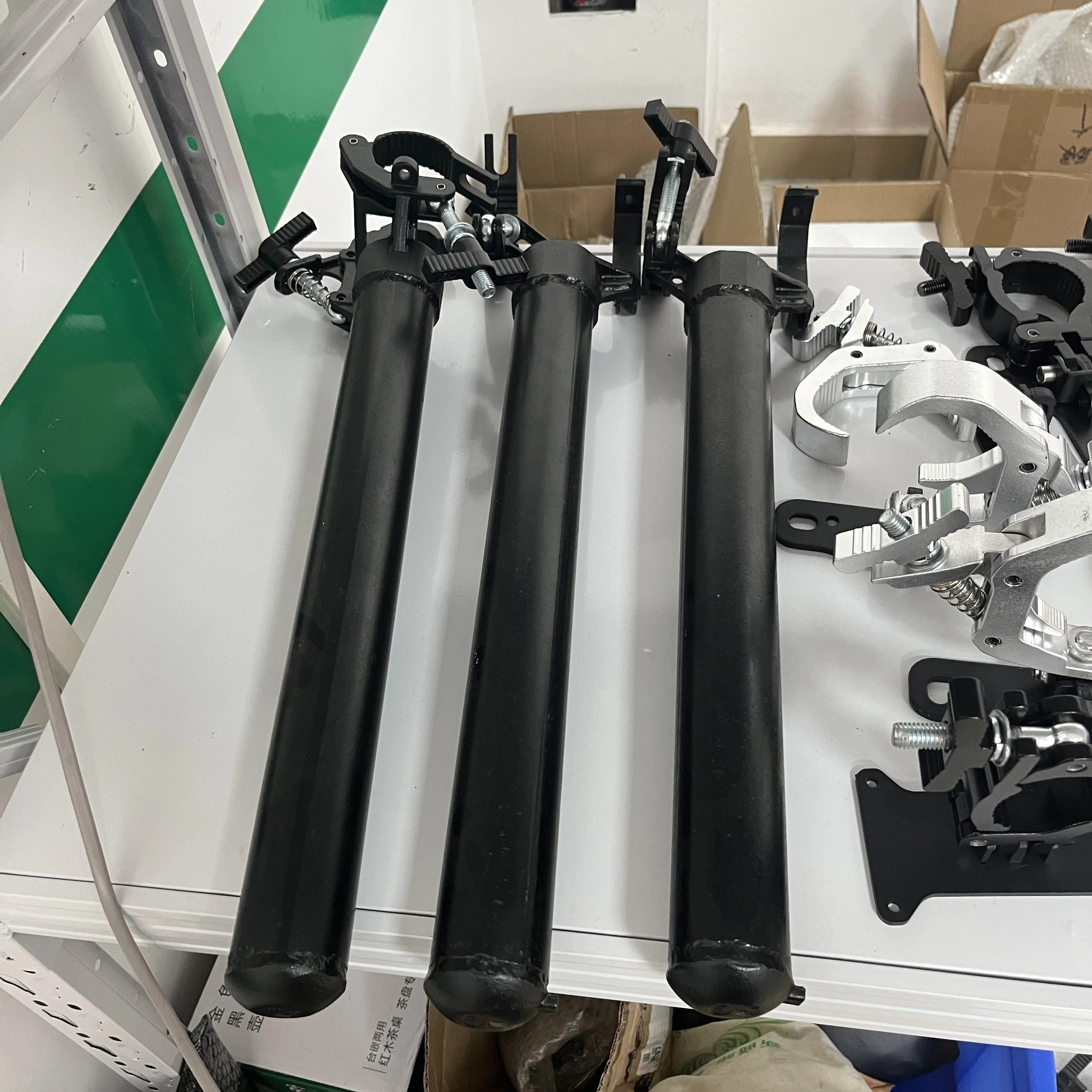 Tube 48-51mm Load 200kg Pipe Clamp Truss Hook Aluminum Stage Lighting Truss Clamp Hook Side Arm Truss Clamp Hook