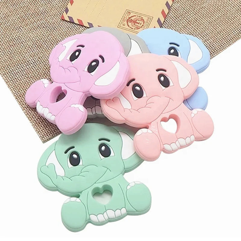 2024 Baby Health Teether Toys Newborn Nursing Oral Care Animal Molar Chewing Silicone Teethers for Babies