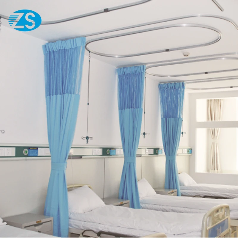Hot Sale Designs medical curtain flame retardant partitions hospital ICU bed cubicle curtains