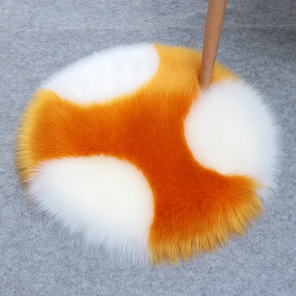 Ковер из искусственной овчины, ковер из искусственной шерсти в скандинавском стиле, ковер из искусственного меха, современный минималистичный плюшевый коврик