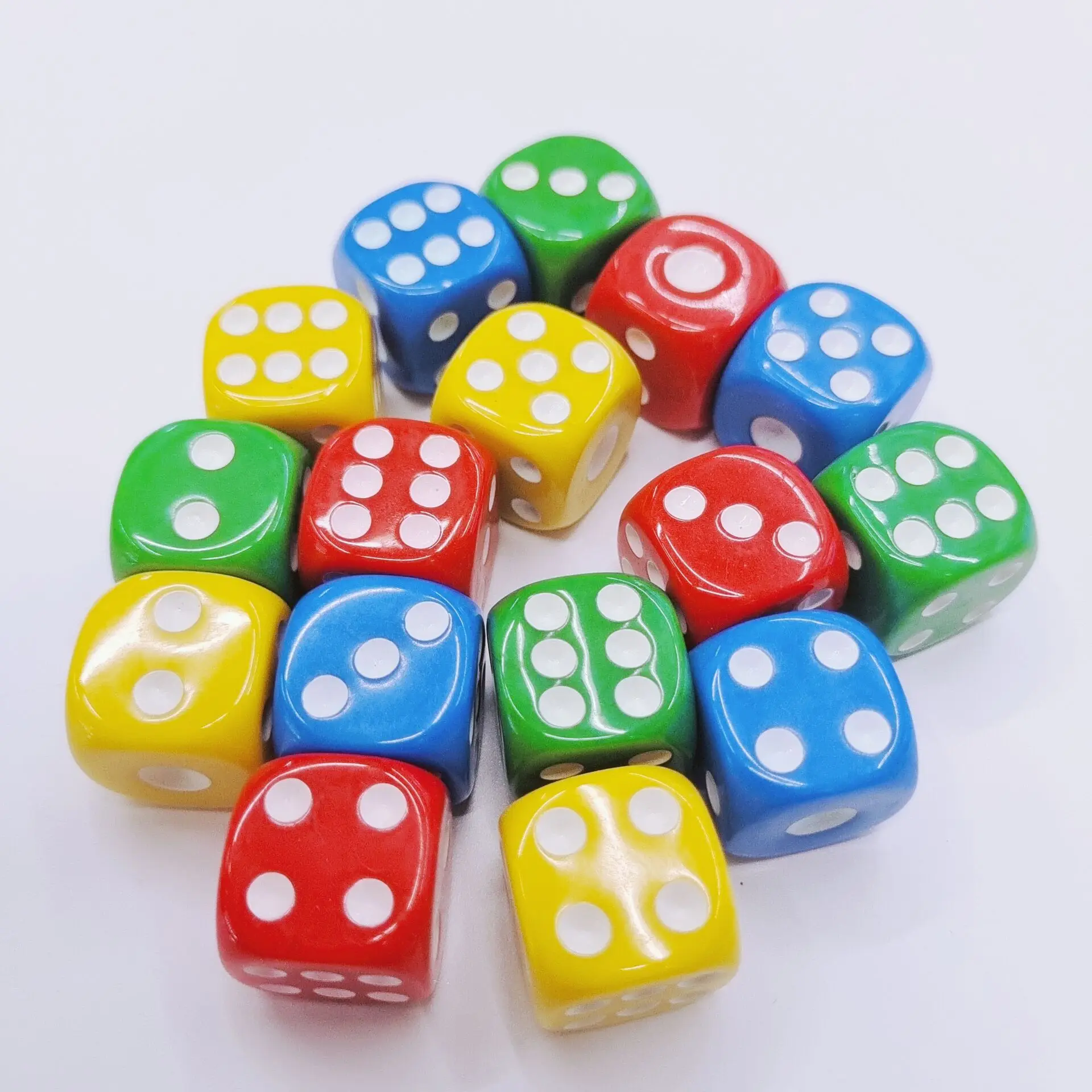 Wholesale 18mm Dice Game Accessories Including Fly Chess Dice and Board Game Accessories of Various Colors Ready to Ship