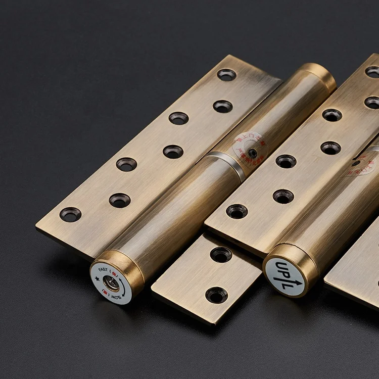 6 INCH stainless steel hydraulic buffer hinge silent automatic door closer for wooden door