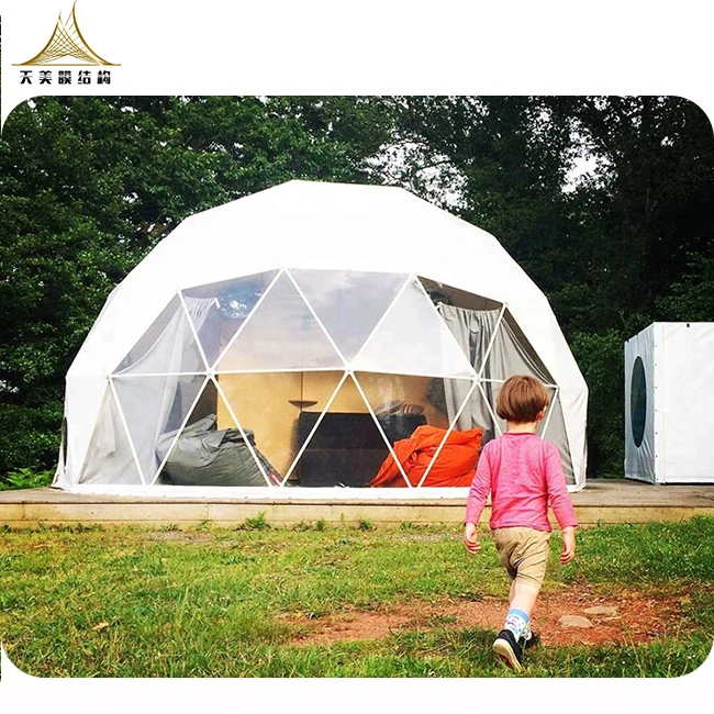 Открытый жеоды glamp купола дома сборный роскошный шатер