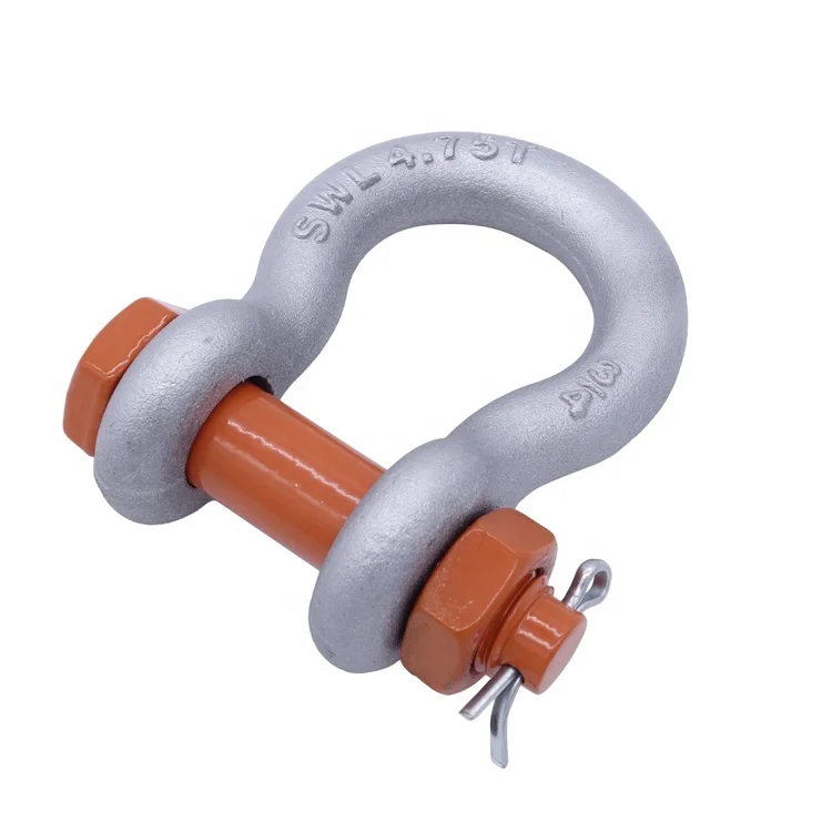 adjustable shackle snap hook with clevis pin anchor swivel shackle