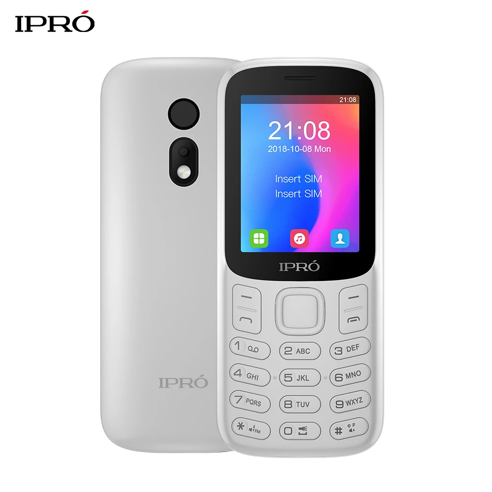 Wholesale Goabel Version Telephone A20 IPRO 2.4 Inch Big Battery Long Standby Feature Phone With Bright Torch