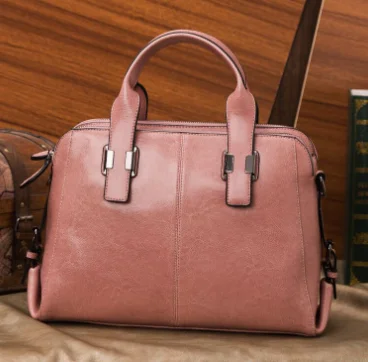 JIANUO women handbags stylish cheap fashion genuine leather handbag