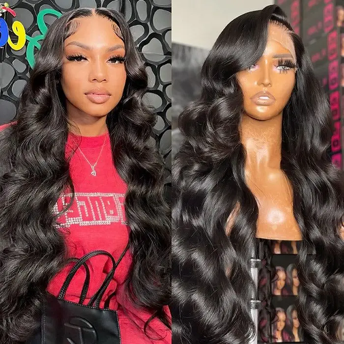 Body Wave 13x6 Human Hair HD Lace Front Wig Brazilian Virgin Remy Hair Pre Plucked Wig With Baby Hair Full Lace Frontal Wig Body