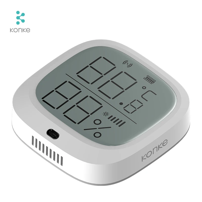 KONKE APP remote digital temperature and humidity sensor zigbee wireless sensor