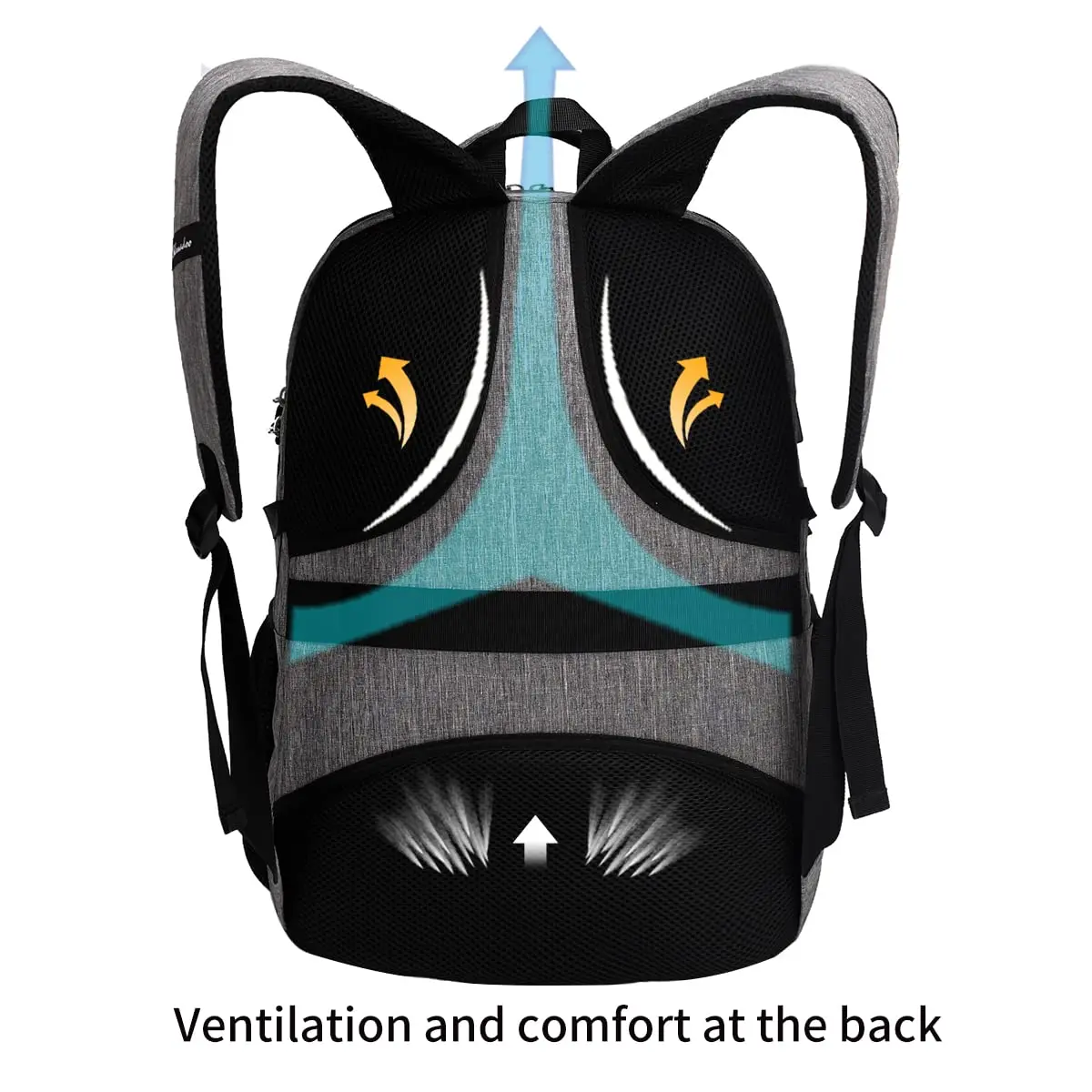 Durable Anti-Theft Travel Laptop Backpack USB Charging Port Slim Design Men Women College/School Computer Bag 17 Inch Notebook