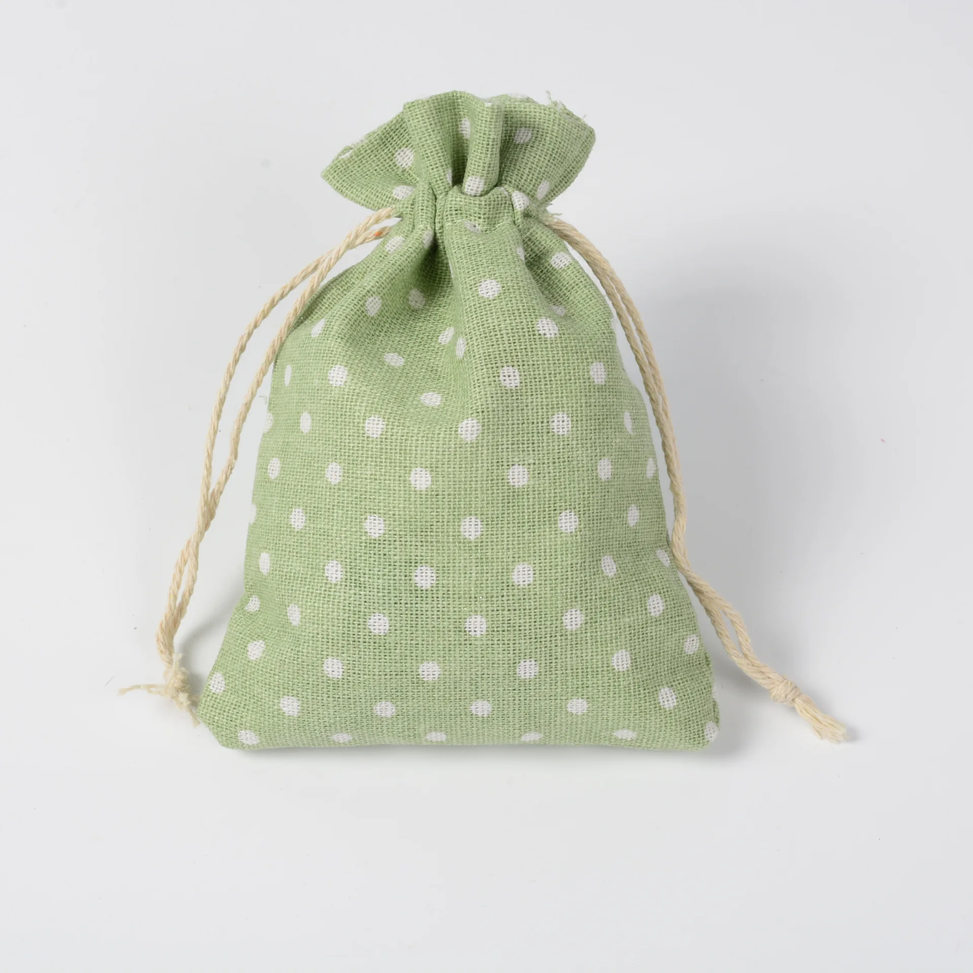 12 oz cotton linen beach cosmetic makeup drawstring shoe bag plain canvas candy pouch