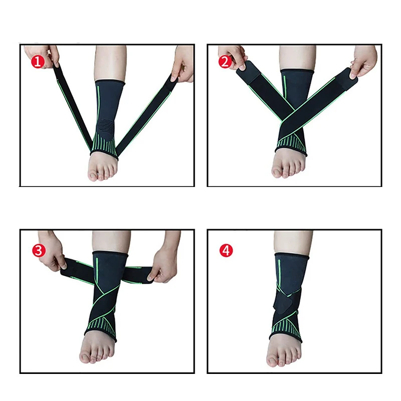 Ankle Support Anti Fatigue with Pressure Belt Ankle Foot Orthosis Socks for Men and Women
