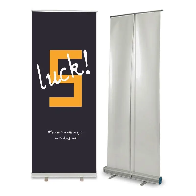 custom exhibition trade show banner pull up roll up banner display stand