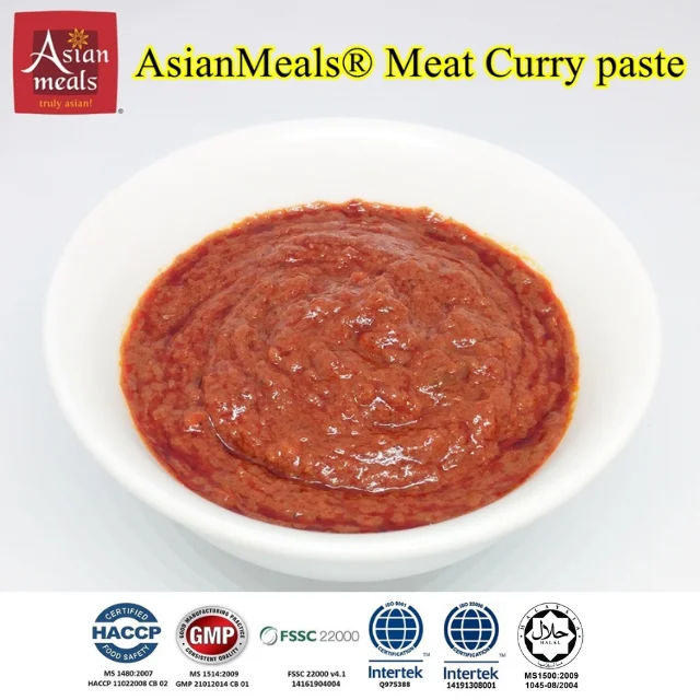 Wholesale Premium Quality Meat Curry Paste Spicy Malaysian Halal Delicious Eating Pack In A Bag - Indian Malay Chinese style