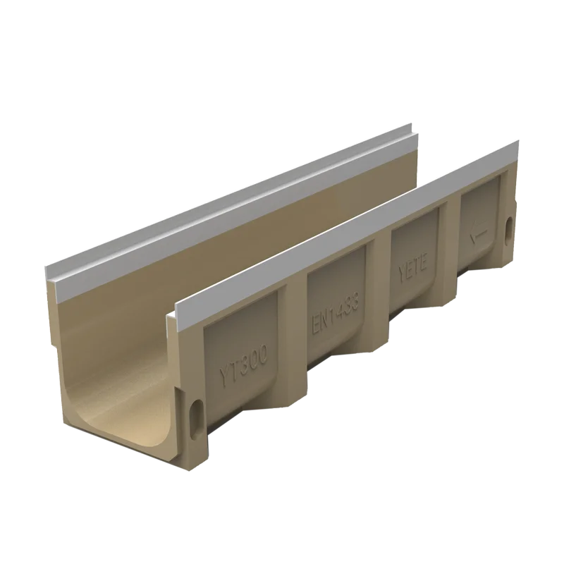 Stainless steel grating cover polymer concrete drainage channel stainless steel drains gutter drain