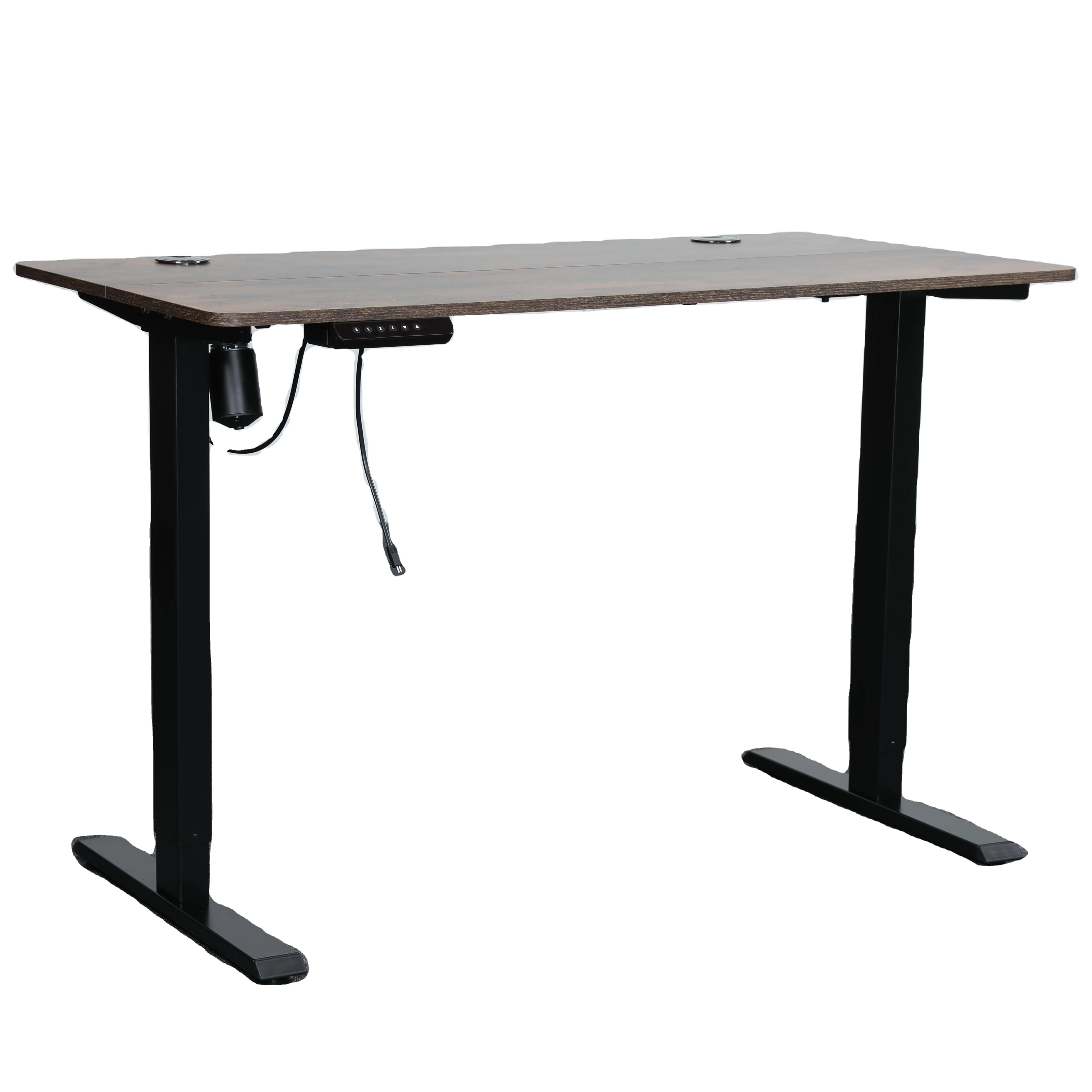 adjustable desk White sit stand desk office pc table height home office ergonomic lifting desk