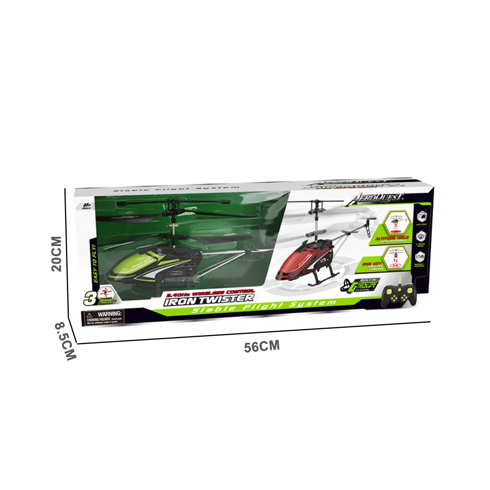 Remote Control Helicopter For Kids Adult R/c  Flying Toy Aircraft With Auto Hovering