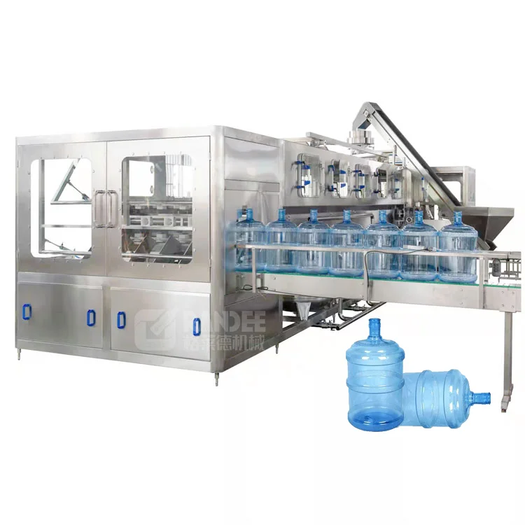 Small business automatic 20 liter bottled 5 gallon drinking water filling packing machine
