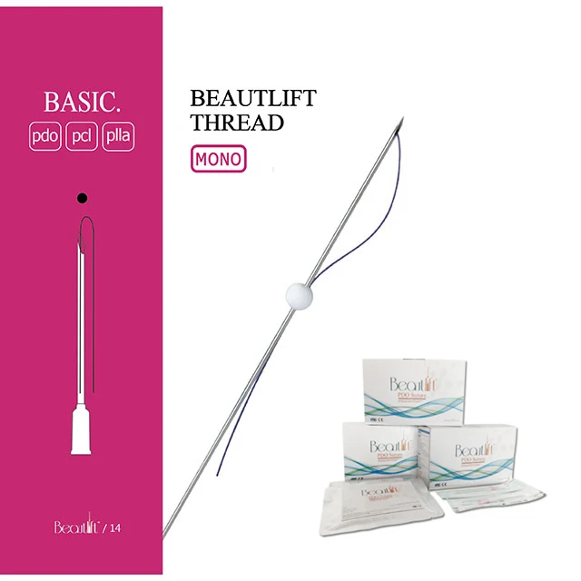 Beautlift Tension Threads PDO Hilos Tensores Para Rostro Cannula Blunt Thread