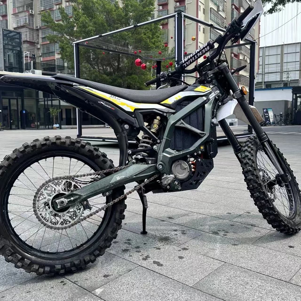 2025 полная Подвеска 74 В Электрический мотоцикл 55ah аккумулятор 12500 Вт E Bike Ultra Bee light bee