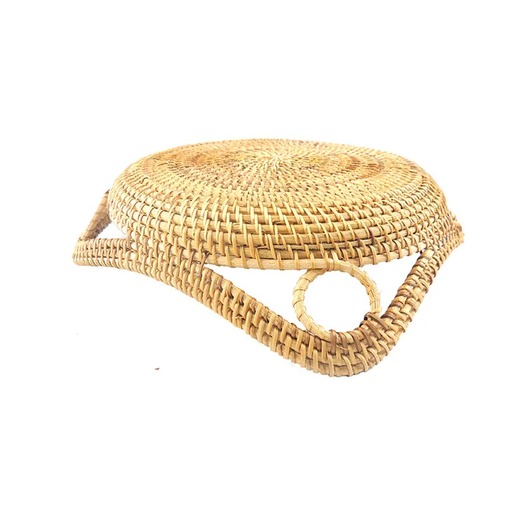 Wooden Rattan Vegetable Bamboo Weaving Fruit Basket