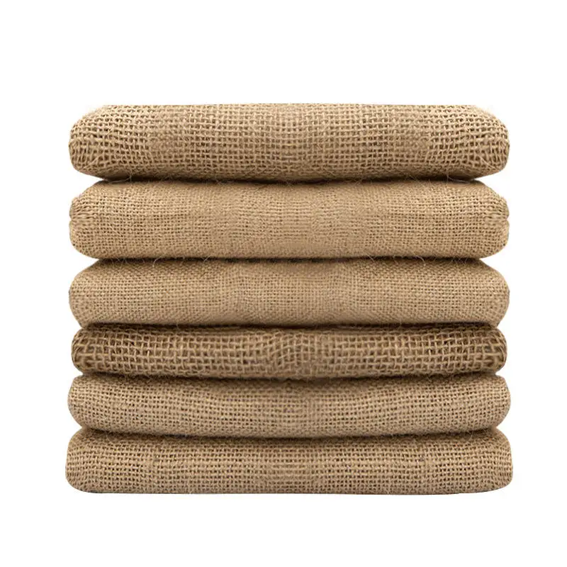 100% jute fabric heavy upholstery fiber jacquard weave burlap cotton mixed for sofa shoes bags multiple usage hessian cotton